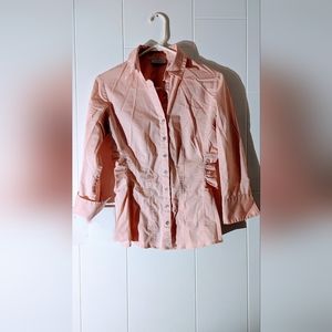 Pink NY & Co button-down blouse